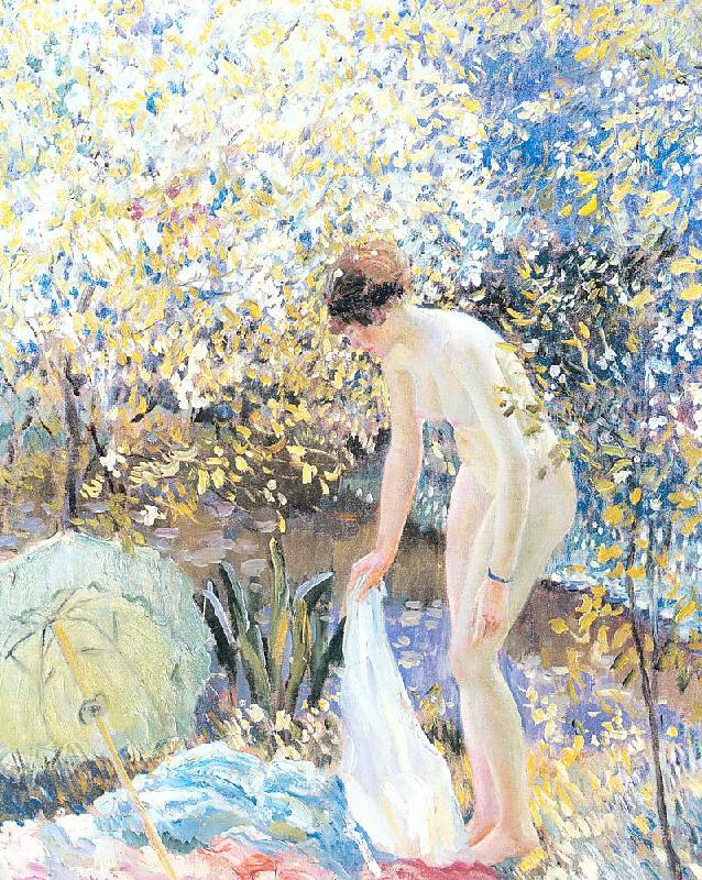 Frieseke, Frederick Carl Cherry Blossoms oil painting image